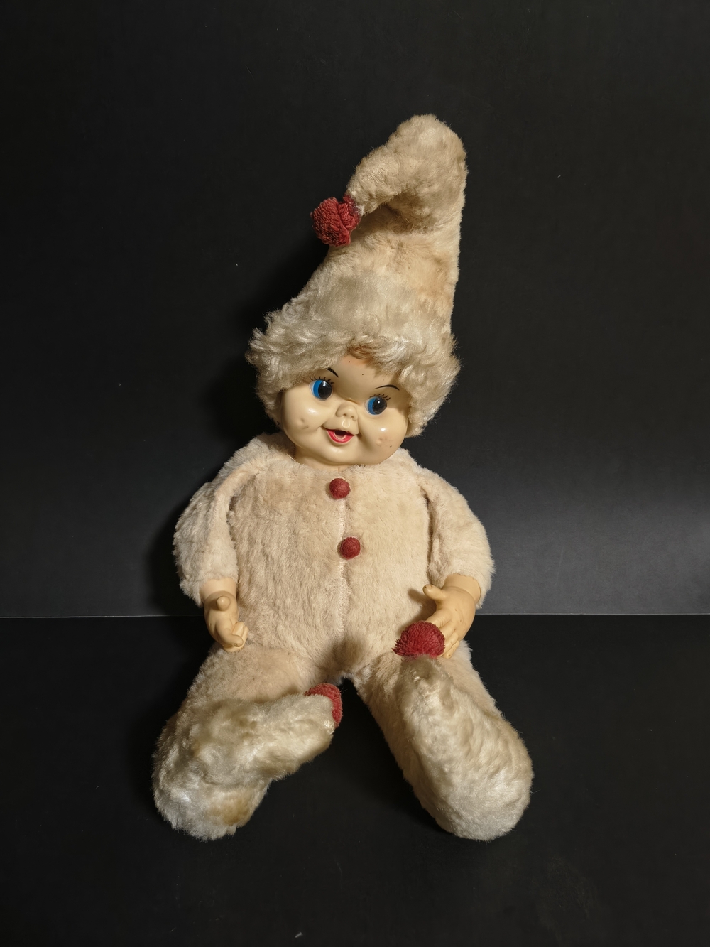 Vintage Rushton? 50s Rubber Face Baby Doll Plush